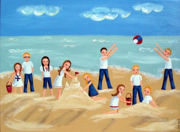 Suzy playa impresionista Pinturas al óleo